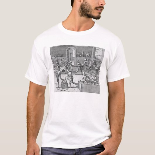 キト、fのAtahualpaの金細工人の研修会 Tシャツ (正面)