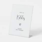 キドスのミニマル結婚主義の子供の活動 台座サイン (正面)