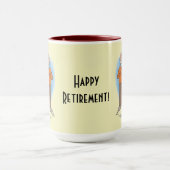 キドニーカード淡い色のイエローコンボマグカップ マグカップ (中央)