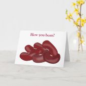 キドニービーンズおもしろいビーギー愛好家の方法 カード (黄色い花)