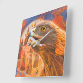 キナの時計を全部呼ぶゴールデンイーグル スクエア壁時計 (傾斜)