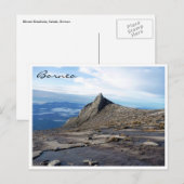 キナバルボルネオ ポストカード (正面/裏面)