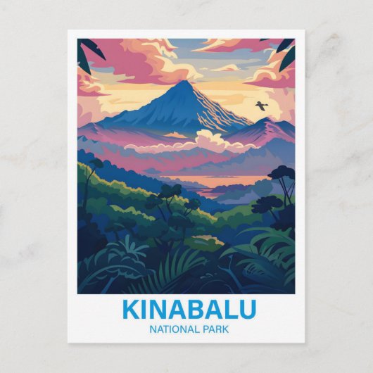 キナバル国立公園サバーマレーシア旅行 ポストカード (正面)