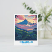 キナバル国立公園サバーマレーシア旅行 ポストカード (スタンド正面)