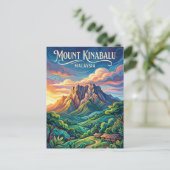 キナバル山 マレーシア ポストカード (スタンド正面)