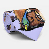 キニアートかわいいビーバーネックタイ ネクタイ (ロール)