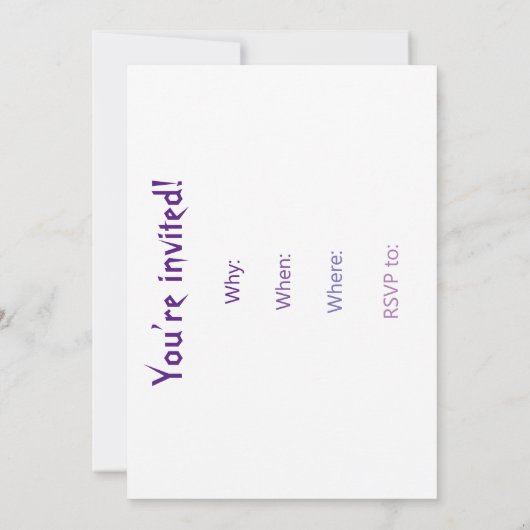 キニアートこうもりハローウィンパーティ招待状 サンキューカード (裏面)