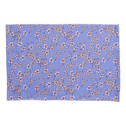 キニアートさくらんぼ花枕ケース 枕カバー (正面)