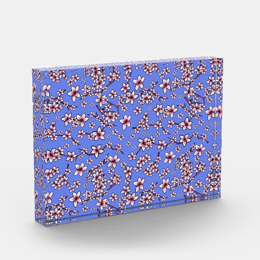 キニアートさくらんぼ花 フォトブロック (左)