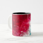 キニアートの生活の一部 ツートーンマグカップ (正面左)