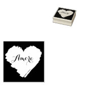 キニアートイタリアンハート ラバースタンプ (押印)