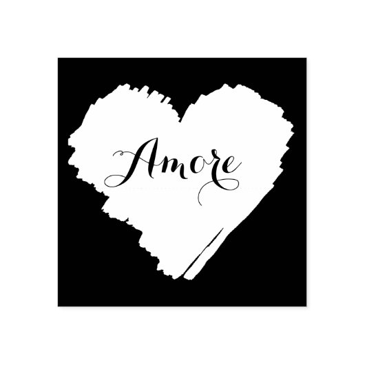 キニアートイタリアンハート ラバースタンプ (インプリント)