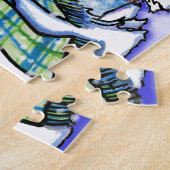 キニアートウィンターウェスティズジグソーパズル ジグソーパズル (側面)