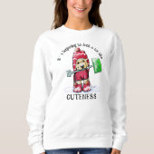 キニアートウィンタードードルモジドッグ スウェットシャツ (正面)