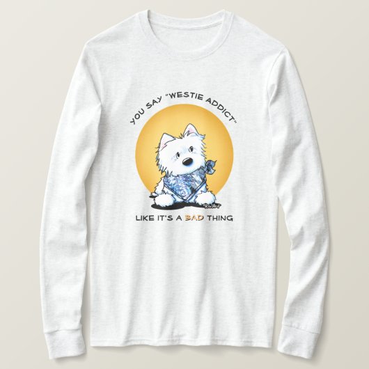 キニアートウェスティアディクト Tシャツ (デザイン正面)