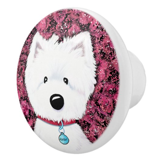 キニアートウェスティインプレッションフローラ セラミックノブ (右)