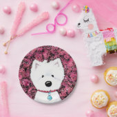 キニアートウェスティインプレッションフローラ ペーパープレート (パーティー)