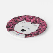 キニアートウェスティインプレッションフローラ ペーパープレート (アングル)