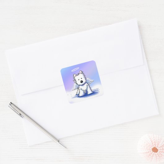 キニアートウェスティエンジェル スクエアシール (封筒)