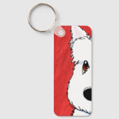 キニアートウェスティオンレッド キーホルダー (正面)