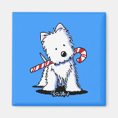 キニアートウェスティキャンディーケーンかわいこちゃんマグネット マグネット (正面)