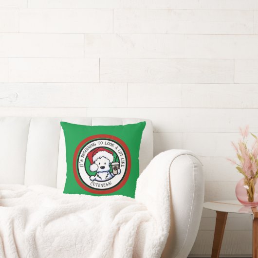 キニアートウェスティクリスマスコーヒー クッション (ソファ)