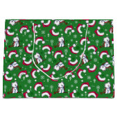 キニアートウェスティクリスマス抱き枕 ラージペーパーバッグ (正面)