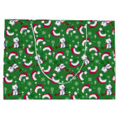 キニアートウェスティクリスマス抱き枕 ラージペーパーバッグ (裏面)