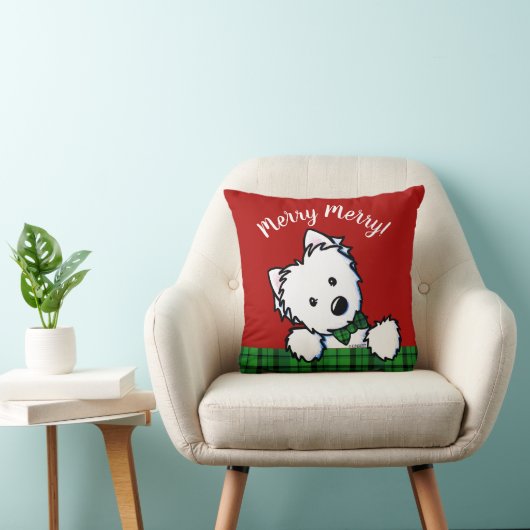 キニアートウェスティクリスマス クッション (椅子)