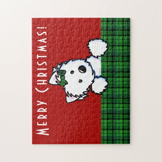 キニアートウェスティクリスマス ジグソーパズル (縦)