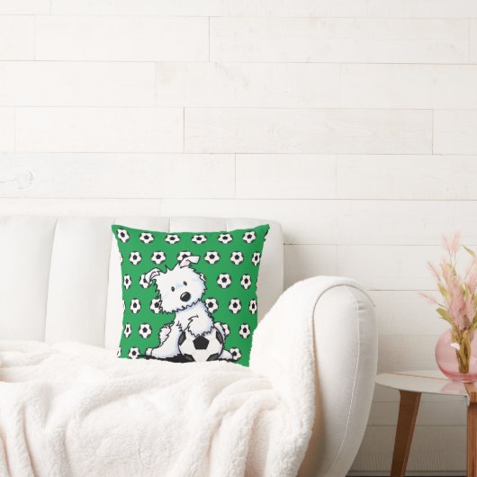 キニアートウェスティサッカーファン クッション (ソファ)