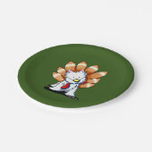 キニアートウェスティサンクスギビング紙プレート ペーパープレート (アングル)