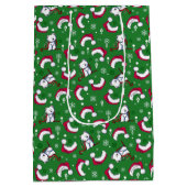 キニアートウェスティズクリスマス抱き枕 ミディアムペーパーバッグ (裏面)