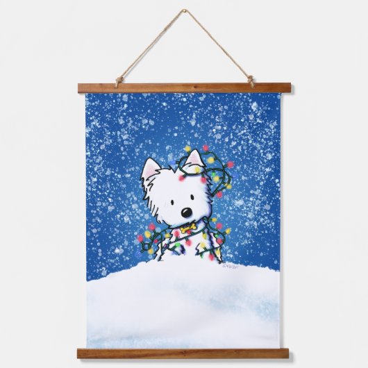 キニアートウェスティテリアぶら下がったのタペストリー 吊り下げ型タペストリー (正面)