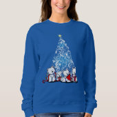 キニアートウェスティテリアクリスマス スウェットシャツ (正面)