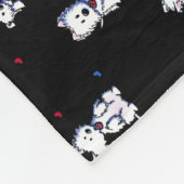 キニアートウェスティテリアフリースブランケット フリースブランケット (角)