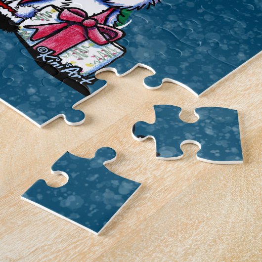 キニアートウェスティテリアーズクリスマス ジグソーパズル (側面)