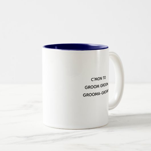 キニアートウェスティトリマー ツートーンマグカップ (正面右)