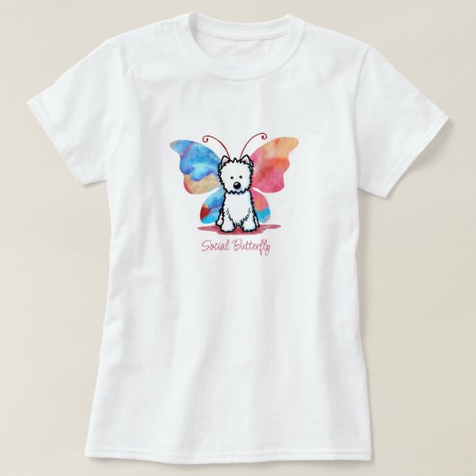 キニアートウェスティバタフライ Tシャツ (デザイン正面)