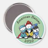 キニアートウェスティファースト・レスポンダー マグネット (正面/裏面)