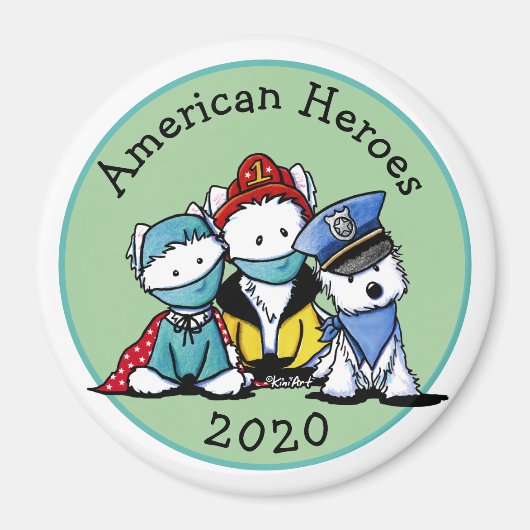 キニアートウェスティファースト・レスポンダー マグネット (正面)