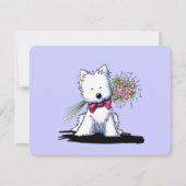 キニアートウェスティフラット招待状 招待状 (正面)