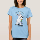 キニアートウェスティーイースターバミー Tシャツ (正面)