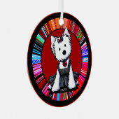 キニアートウェスティーキンセアニラ メタルオーナメント (正面右)