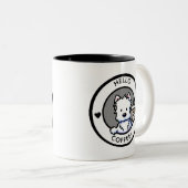 キニアートウェスティーコーヒーマグ ツートーンマグカップ (正面右)