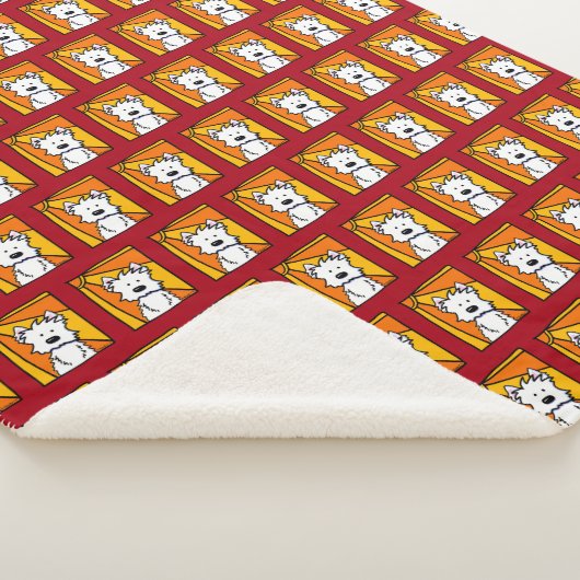 キニアートウェスティーサンシャインシェルパブランケット シェルパブランケット (3/4)