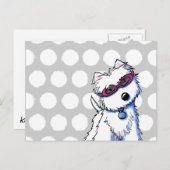 キニアートウェスティースサンドグルポストカード ポストカード (正面/裏面)