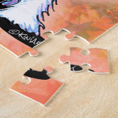 キニアートウェスティーターキーサンクスギビングカード ジグソーパズル (側面)