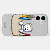 キニアートウェスティーポケットプロテクター Case-Mate iPhoneケース (裏面 (横))