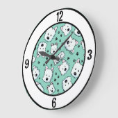 キニアートウェスティーラバーラージクロック ラージ壁時計 (傾斜)